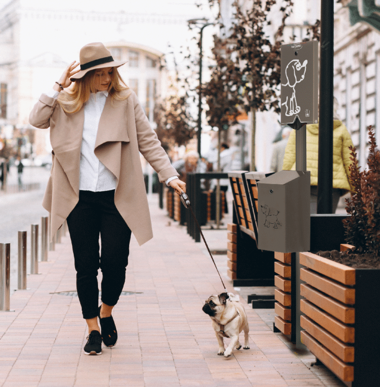 Distributeur Toutounet® Sepratik et corbeille canine Bourbonnaise