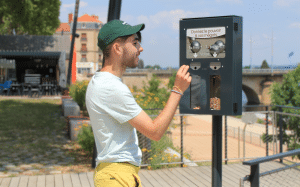 cendrier sondage Sepra : utilisation personnalisable et ludique