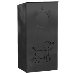 corbeille canine sanary 30l RAL 7016 pour Toutounet